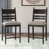 Chadworth Counter Height Upholstered Barstool (Set of 2)