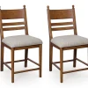 Chadworth Counter Height Upholstered Barstool (Set of 2)