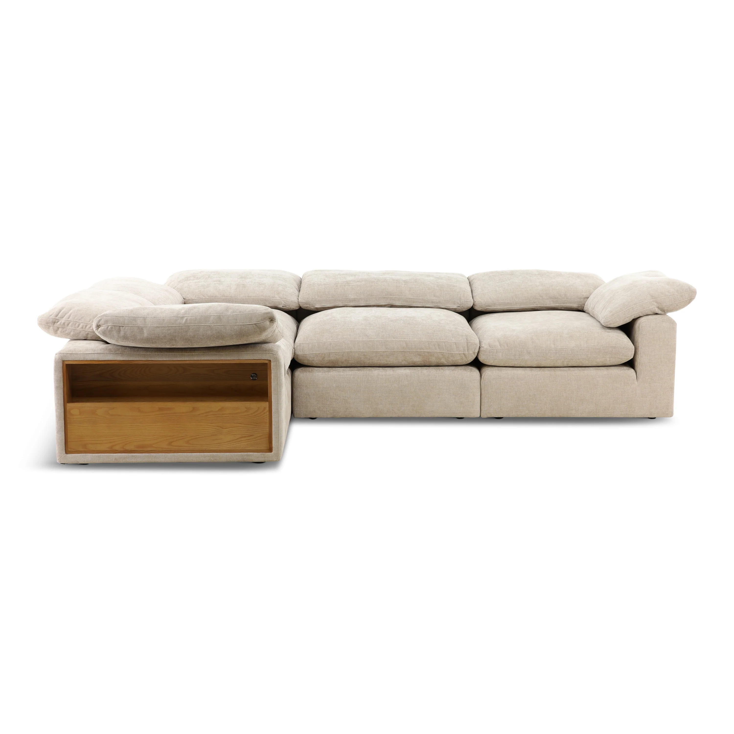 Lela 4-Piece Sectional with Storage
