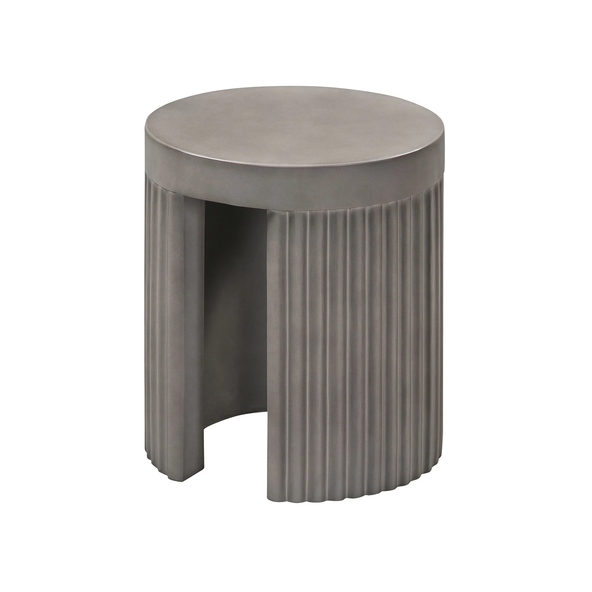 Wave Round Indoor/Outdoor End Table Stool