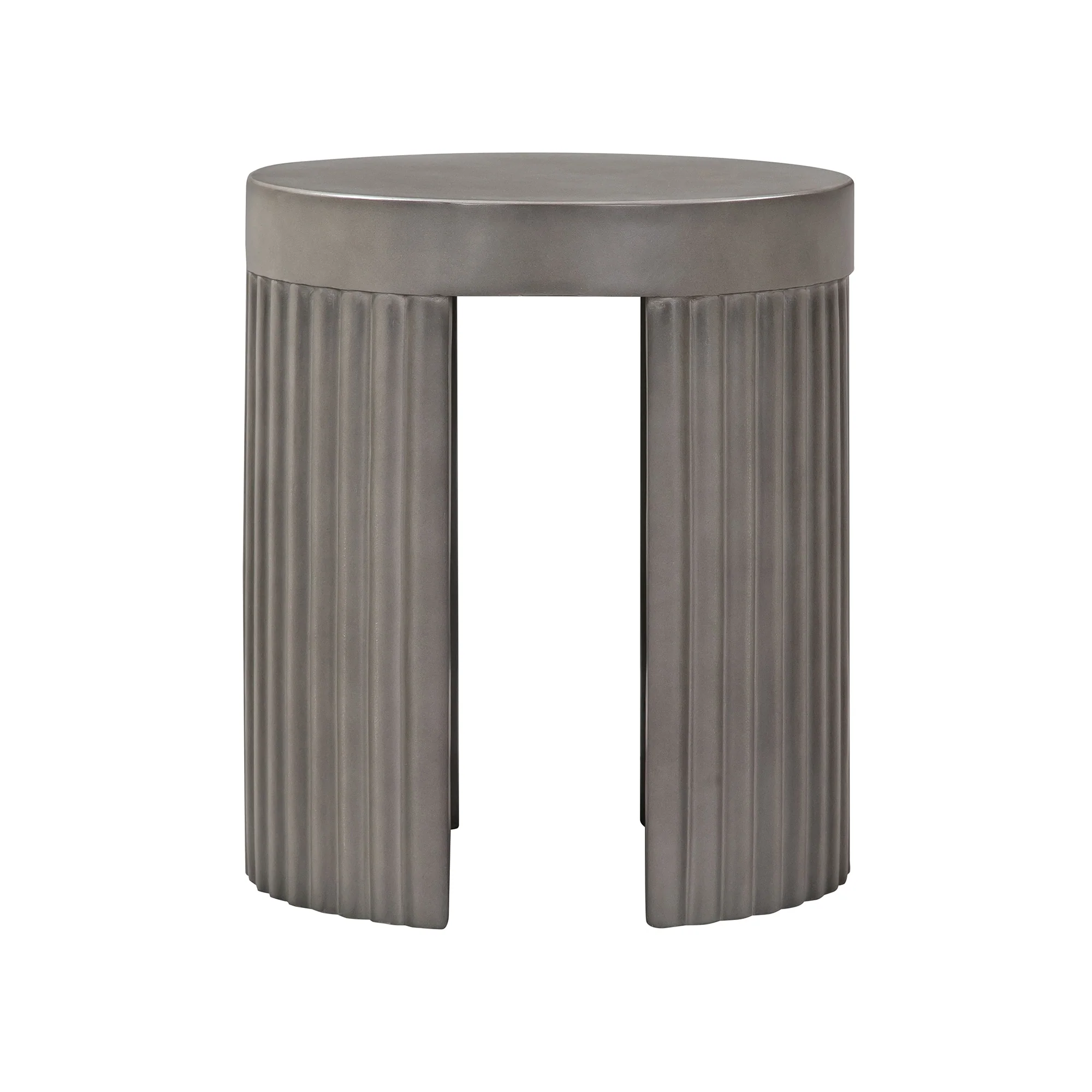 Wave Round Indoor/Outdoor End Table Stool