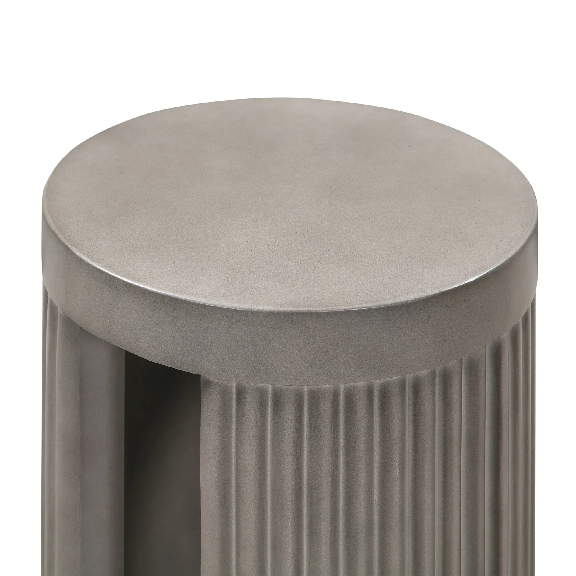 Wave Round Indoor/Outdoor End Table Stool