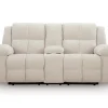 Orlen Double Reclining Console Loveseat