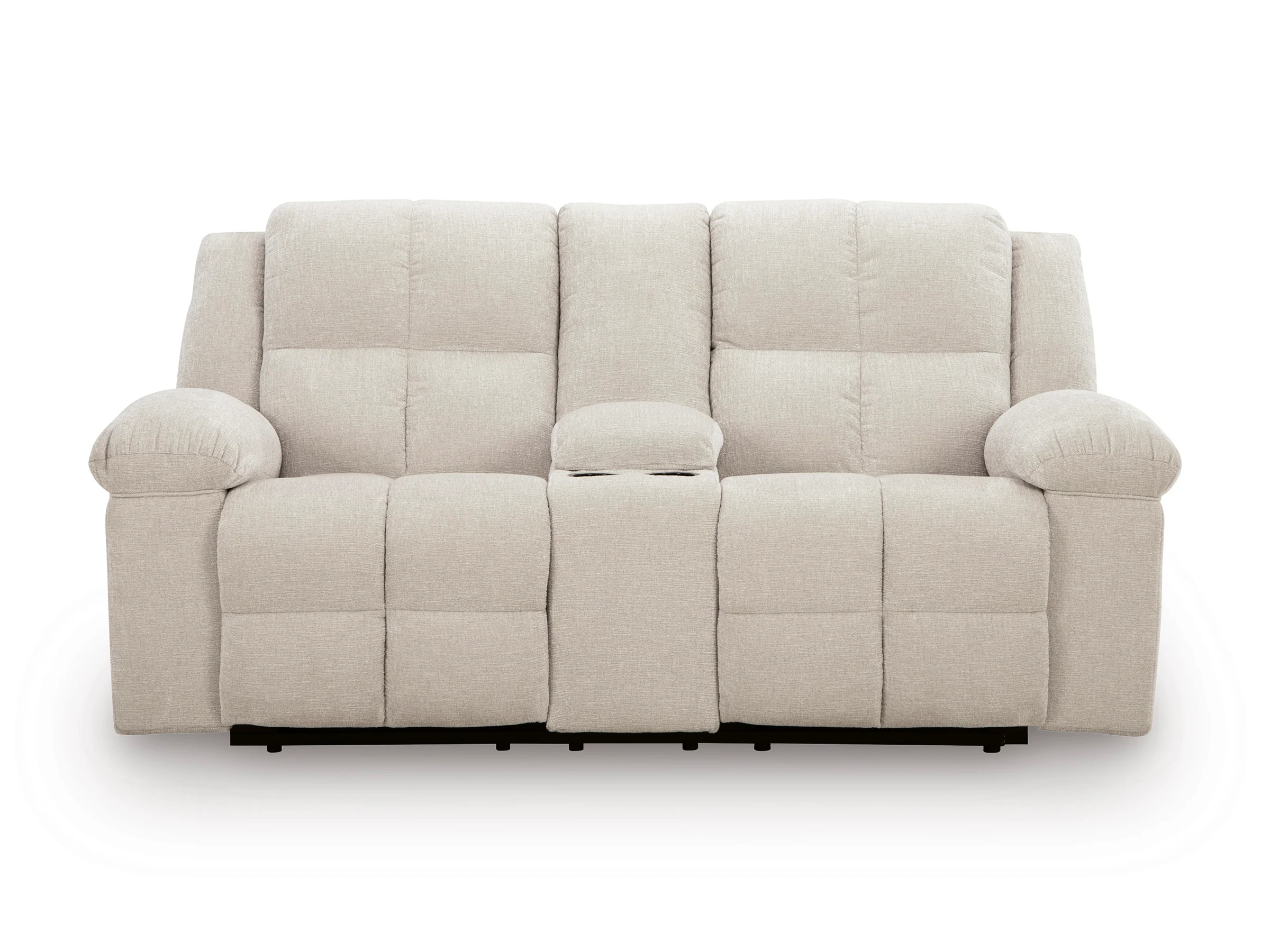 Orlen Double Reclining Console Loveseat