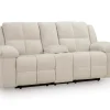 Orlen Double Reclining Console Loveseat