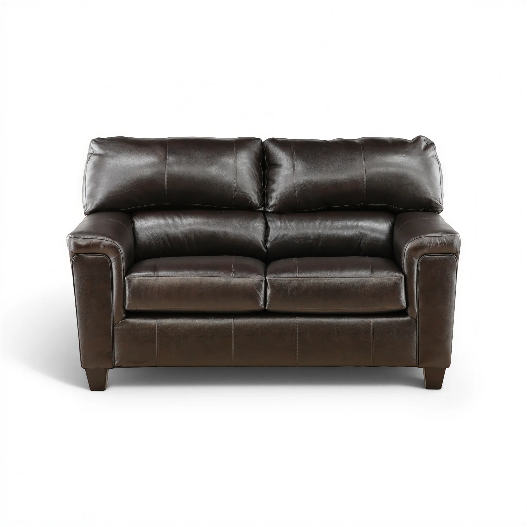Marcellus Leather loveseat