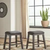 Caitbrook Counter Height Upholstered Bar Stool (Set of 2)