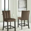 Jazmore Counter Height Upholstered Bar Stool (Set of 2)