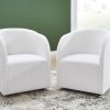 Rowanbeck Upholstered Dining Arm Chair (Set of 2)