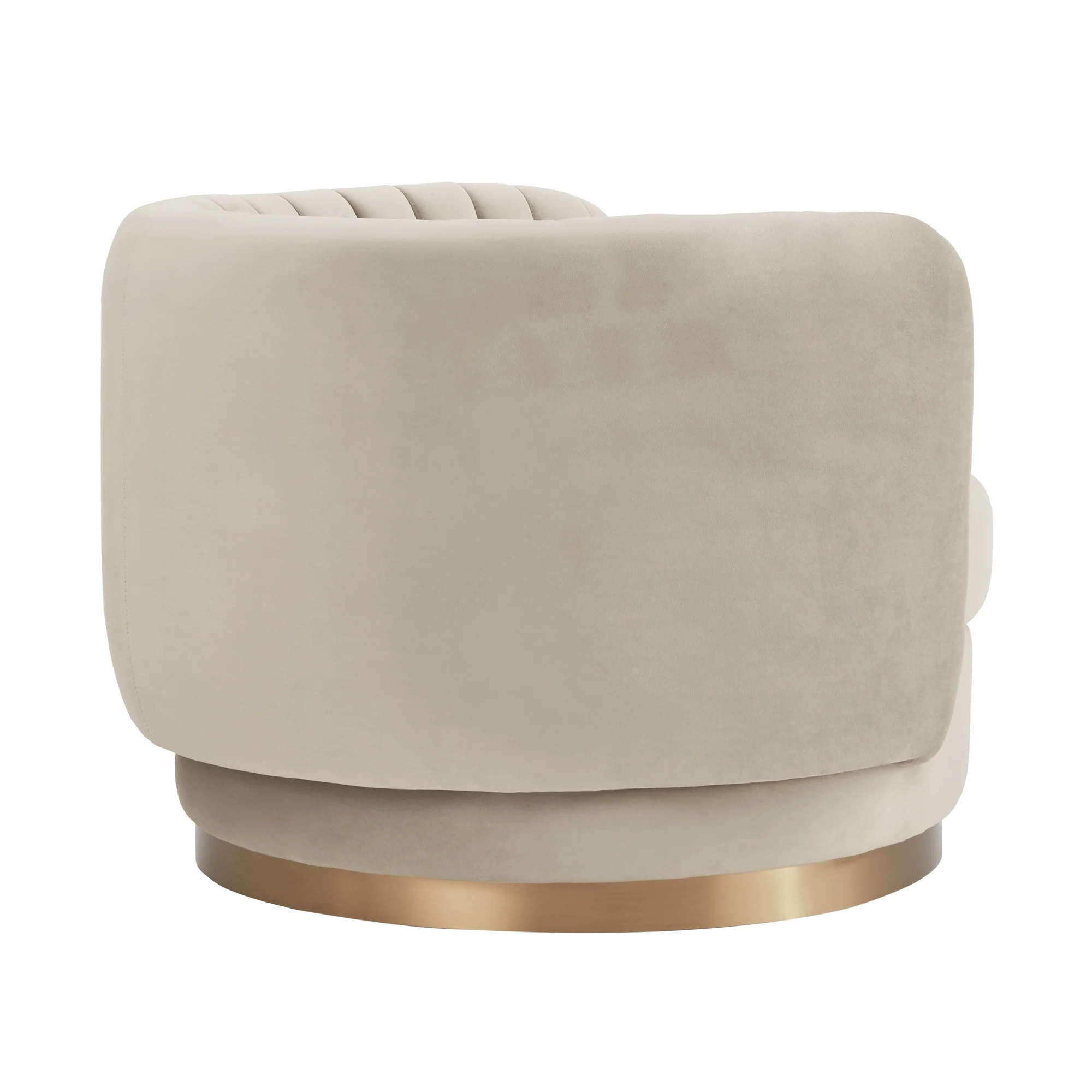 Davy Velvet Swivel Accent Chair