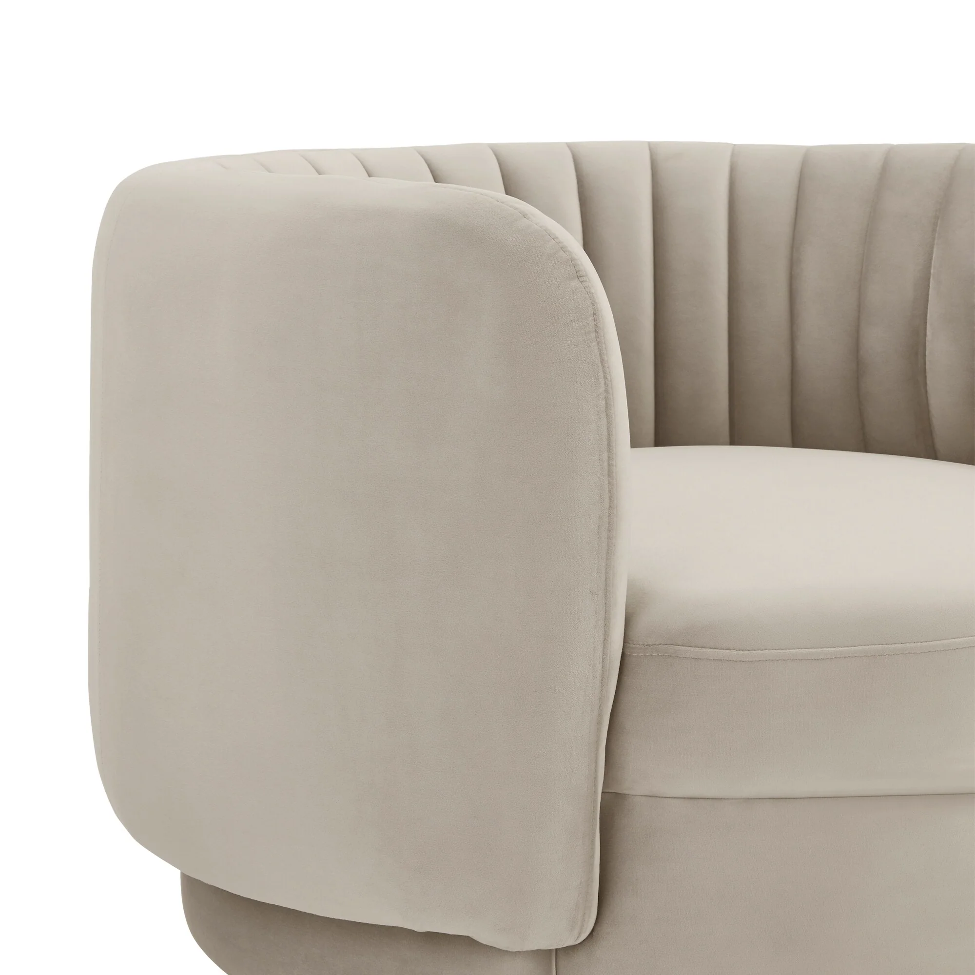Davy Velvet Swivel Accent Chair