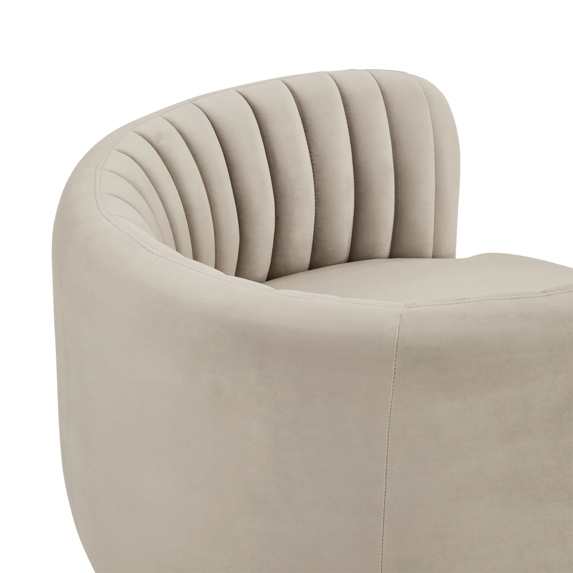 Davy Velvet Swivel Accent Chair