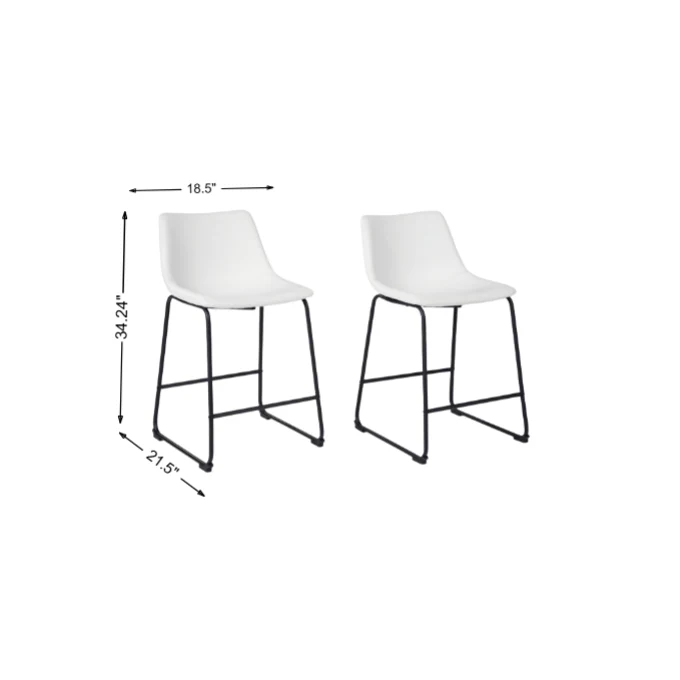 Centiar Counter Height Bar Stool (Set of 2)