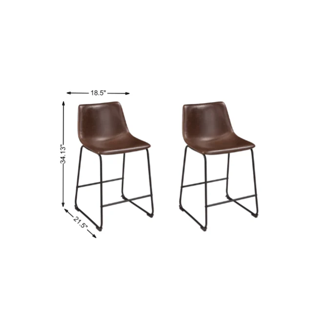 Centiar Counter Height Bar Stool (Set of 2)