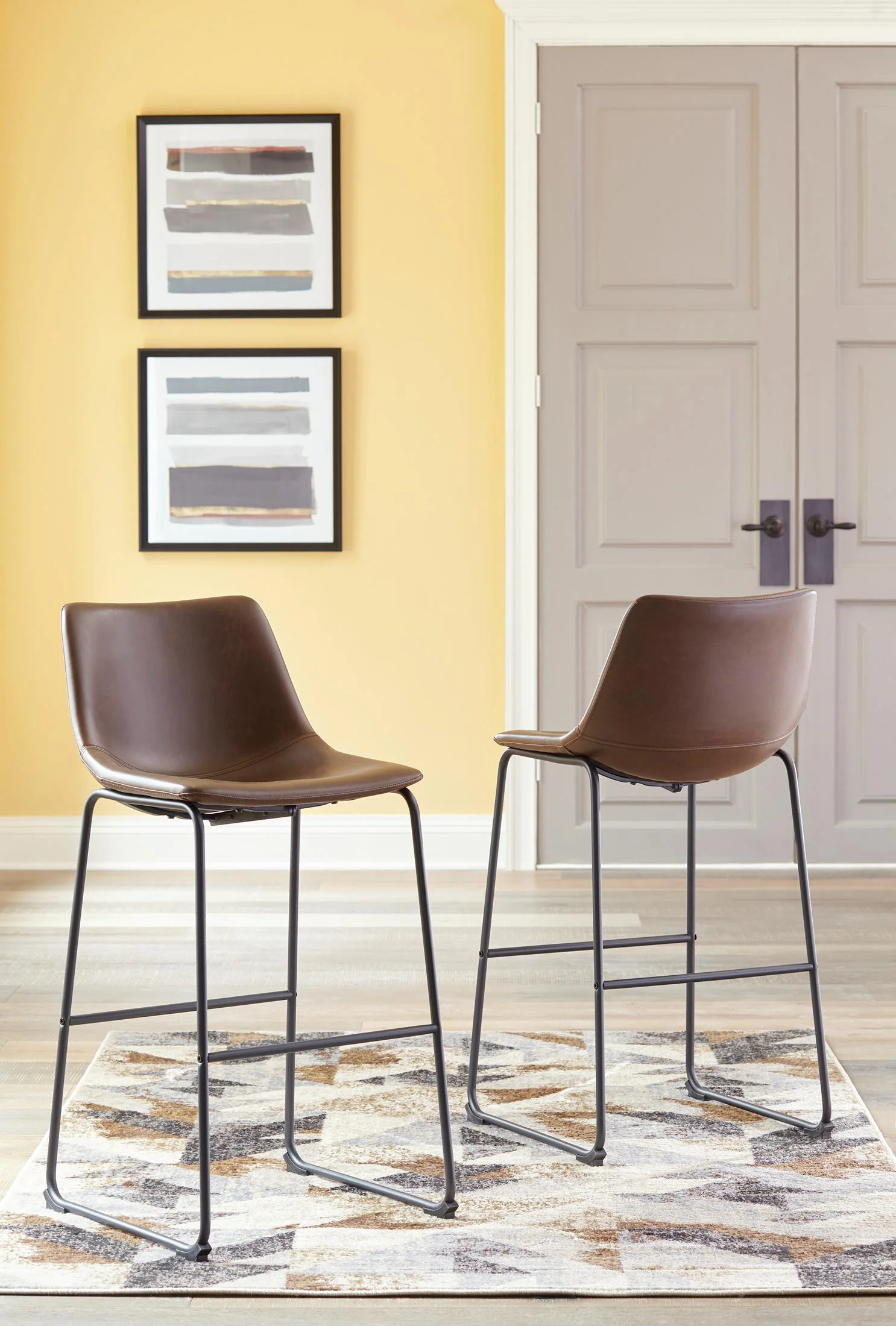 Centiar Counter Height Bar Stool (Set of 2)
