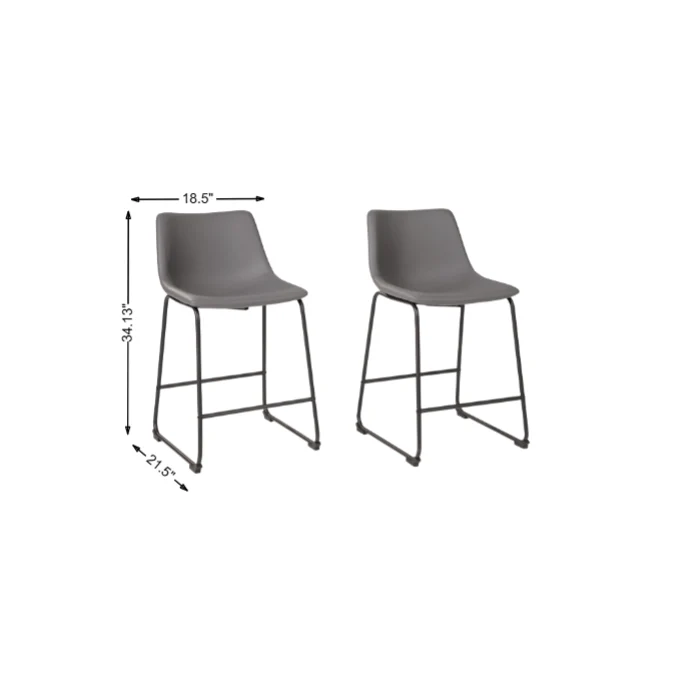 Centiar Counter Height Bar Stool (Set of 2)