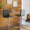 Bellatier Adjustable Height Bar Stool (Set of 2)