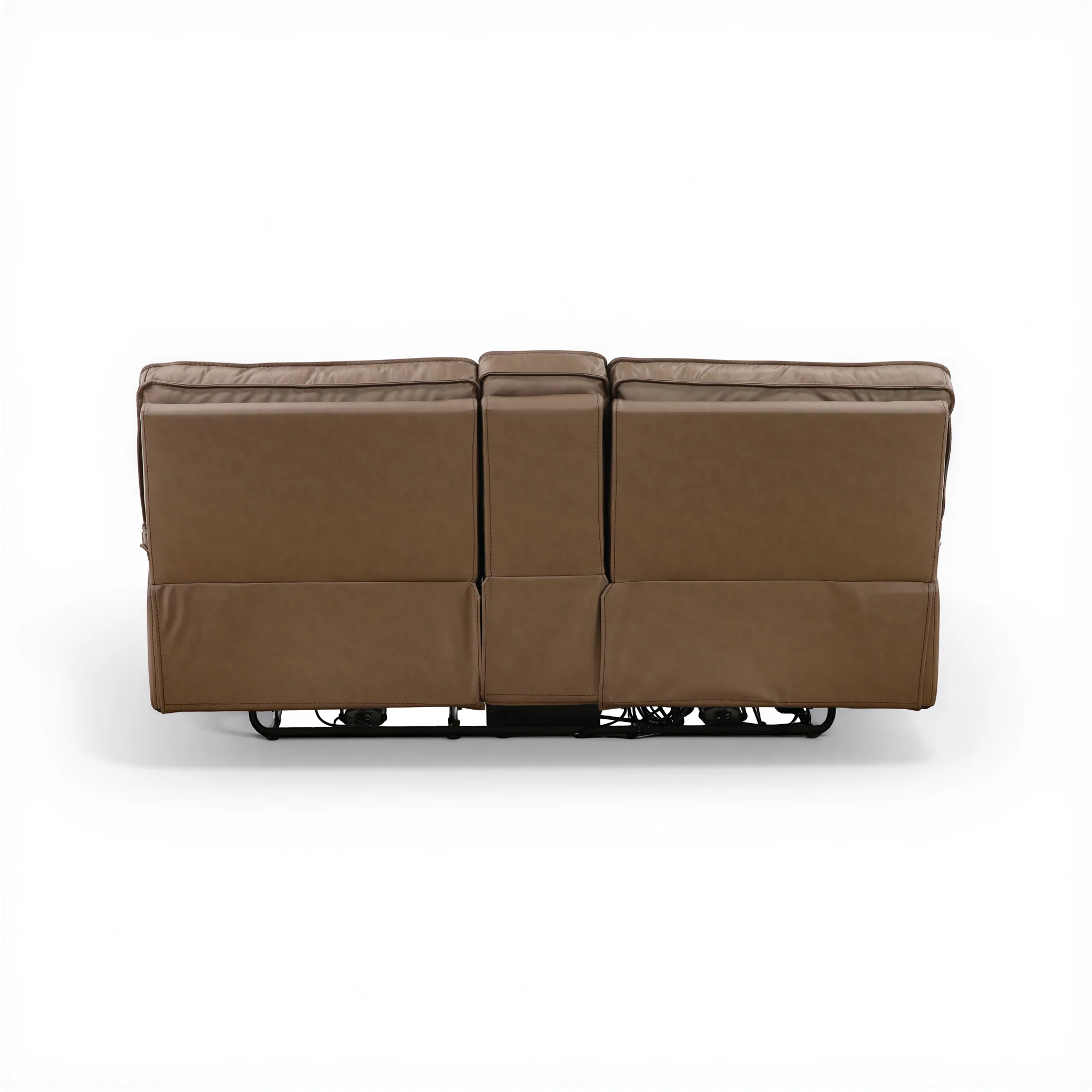 Bozeman II Leather Power Reclining Console Loveseat