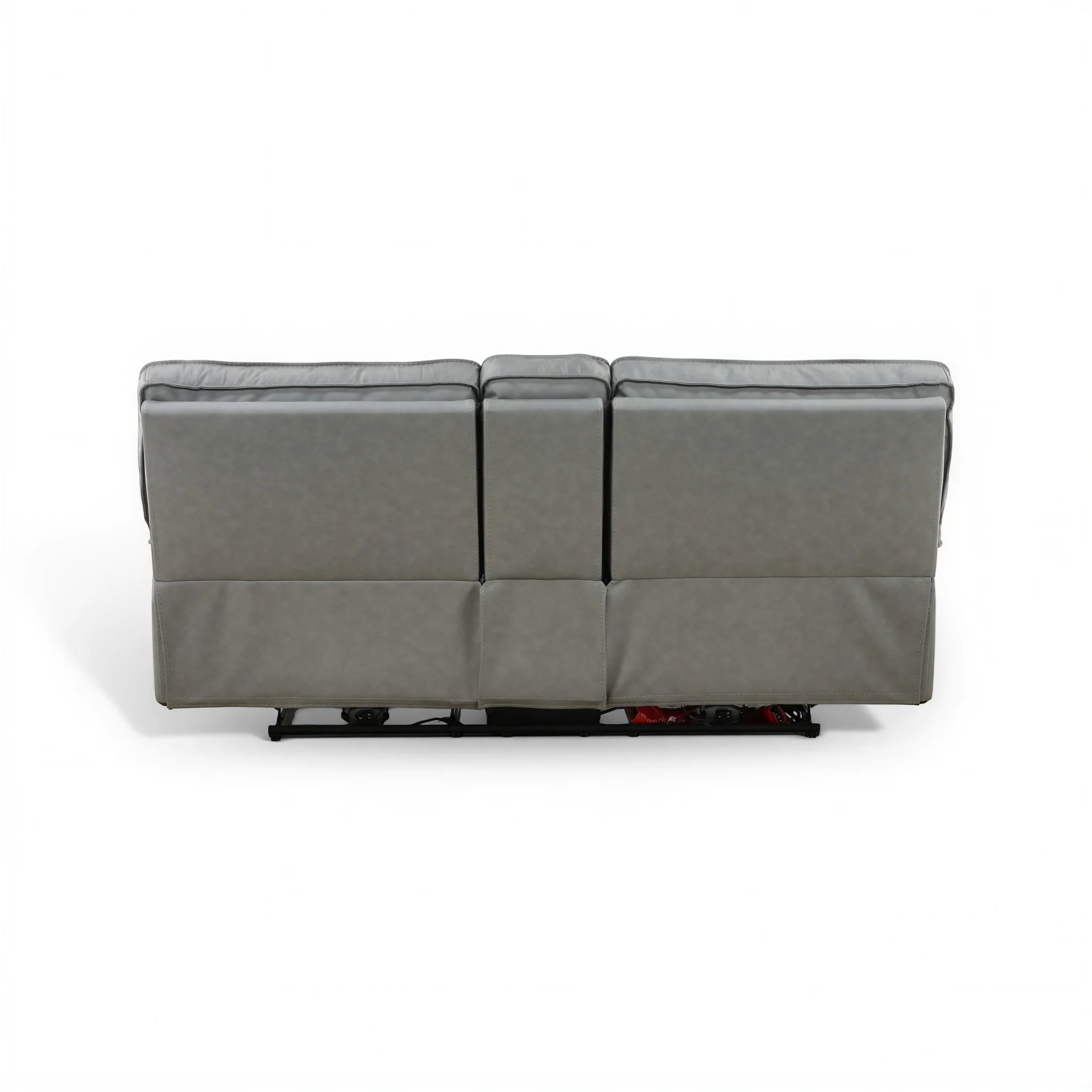 Bozeman II Leather Power Reclining Console Loveseat