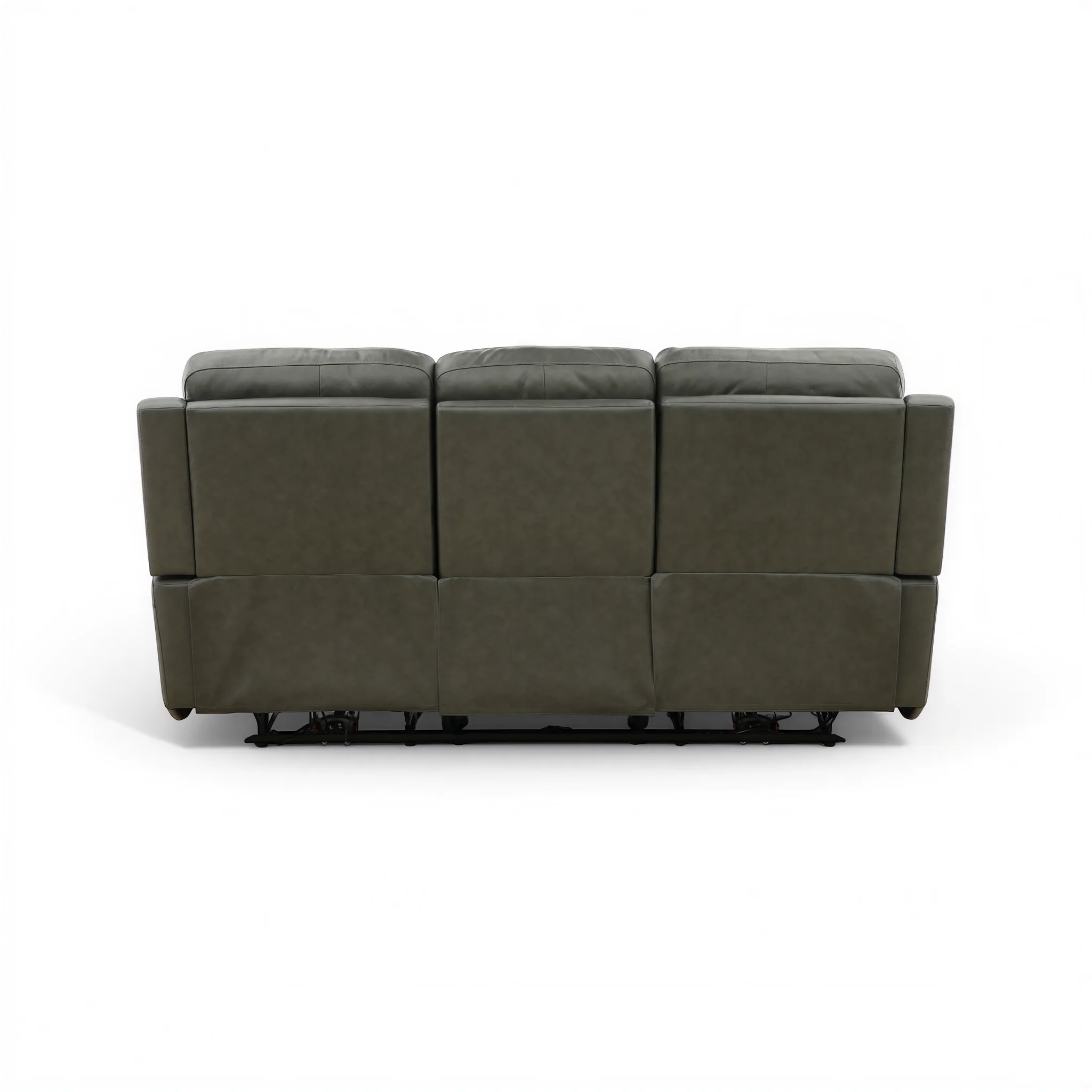 Flexsteel Grayson Leather power Sofa with Drop Down Table