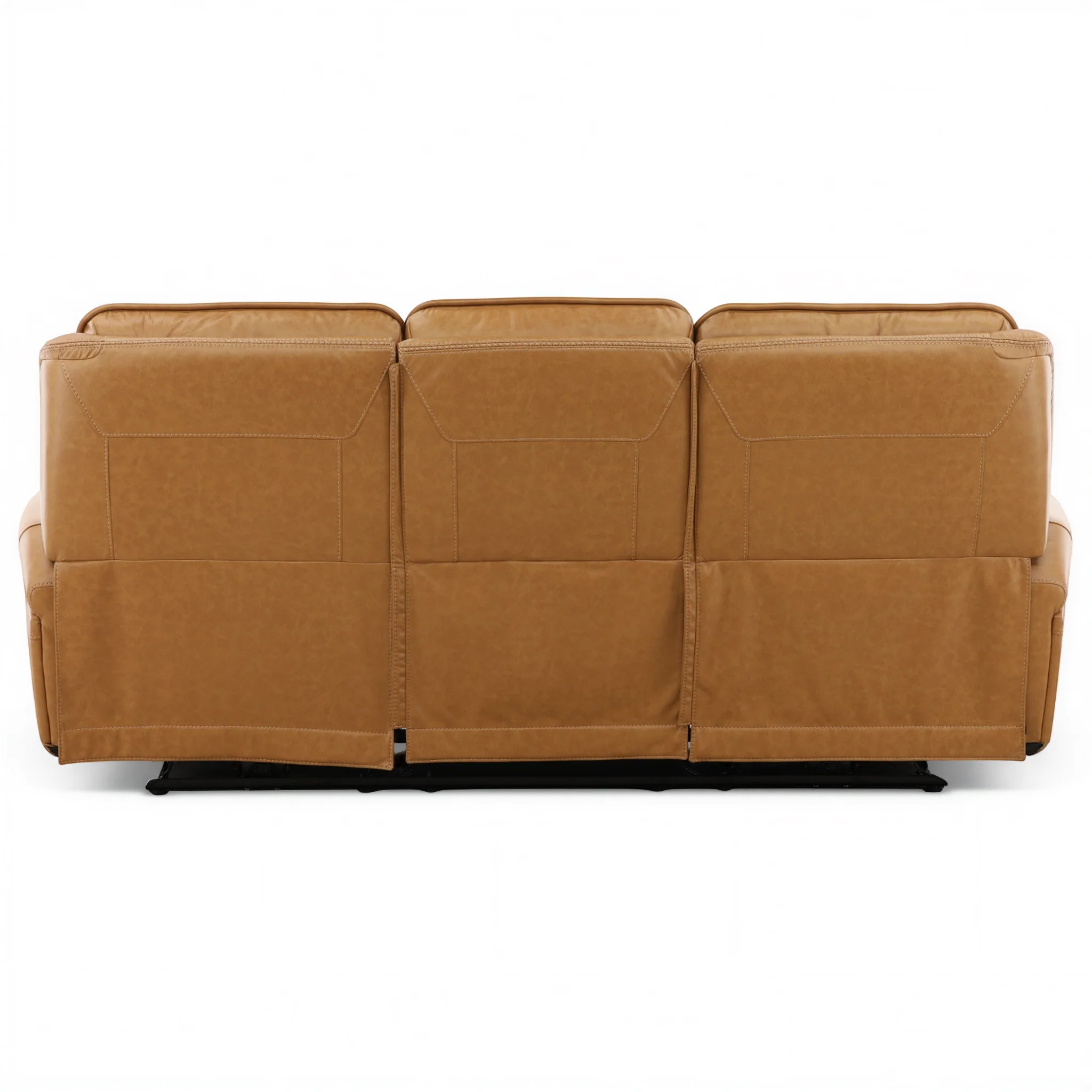 Denton Leather Power Reclining Home Theater Sofa