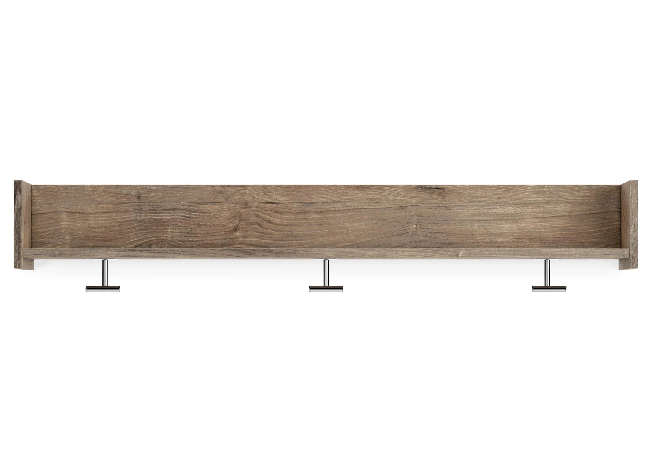 573-oliah-wall-mounted-coat-rack-with-shelf-and-3-hooks-1.webp Oliah Wall Mounted Coat Rack with Shelf and 3 Hooks