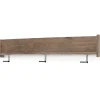 Oliah Wall Mounted Coat Rack with Shelf and 3 Hooks
