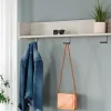 Socalle Wall Mounted Coat Rack with Shelf and 3 Hooks