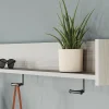Socalle Wall Mounted Coat Rack with Shelf and 3 Hooks