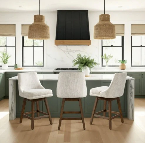 Branson 26" Swivel Counter Height Barstool
