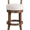 Mystic 26" Swivel Counter Height Barstool - Brown