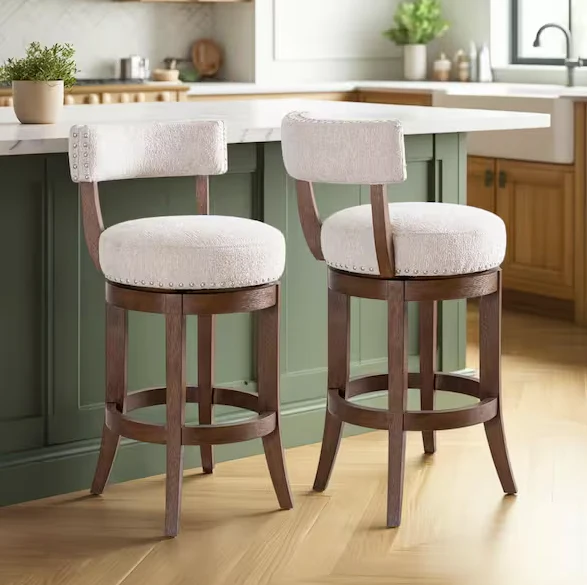 Mystic 26" Swivel Counter Height Barstool - Brown