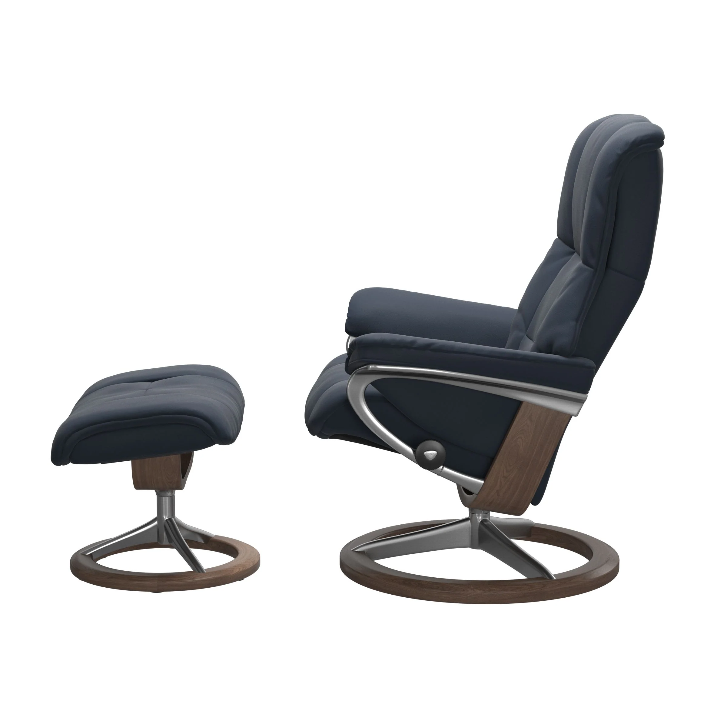 Mayfair Medium Signature Recliner and Ottoman