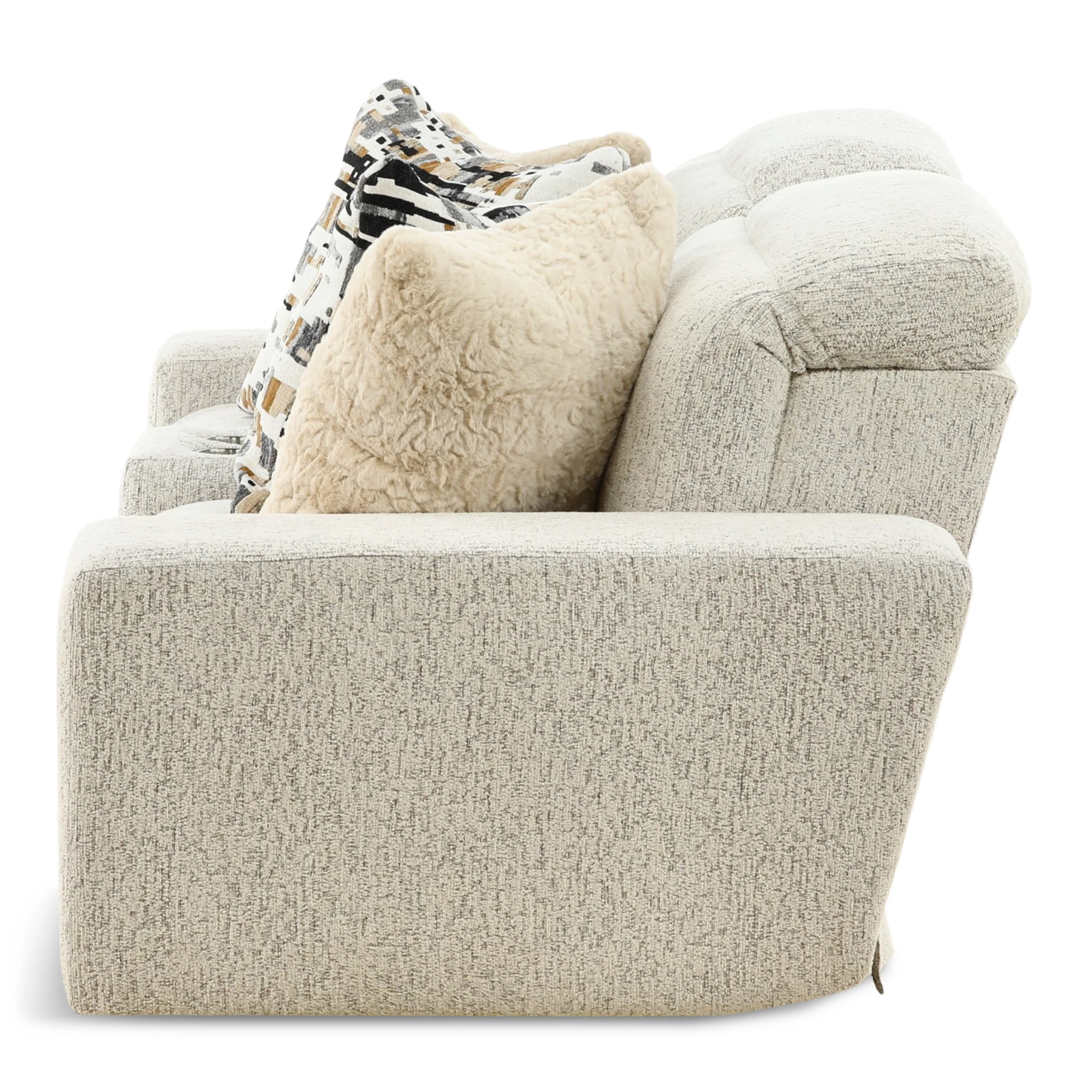 Indra Power Reclining Console Loveseat
