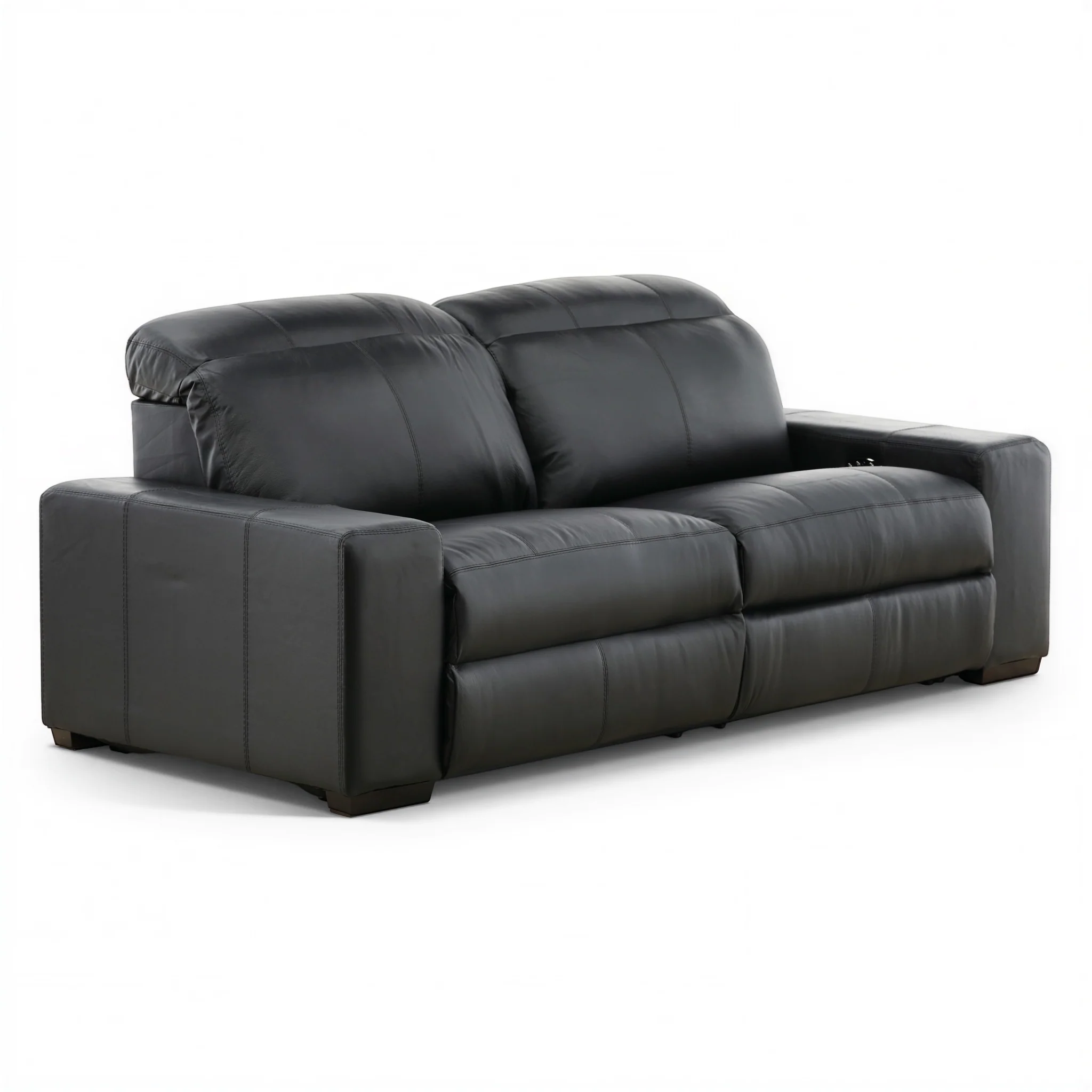 Evren Leather Power Reclining Sofa