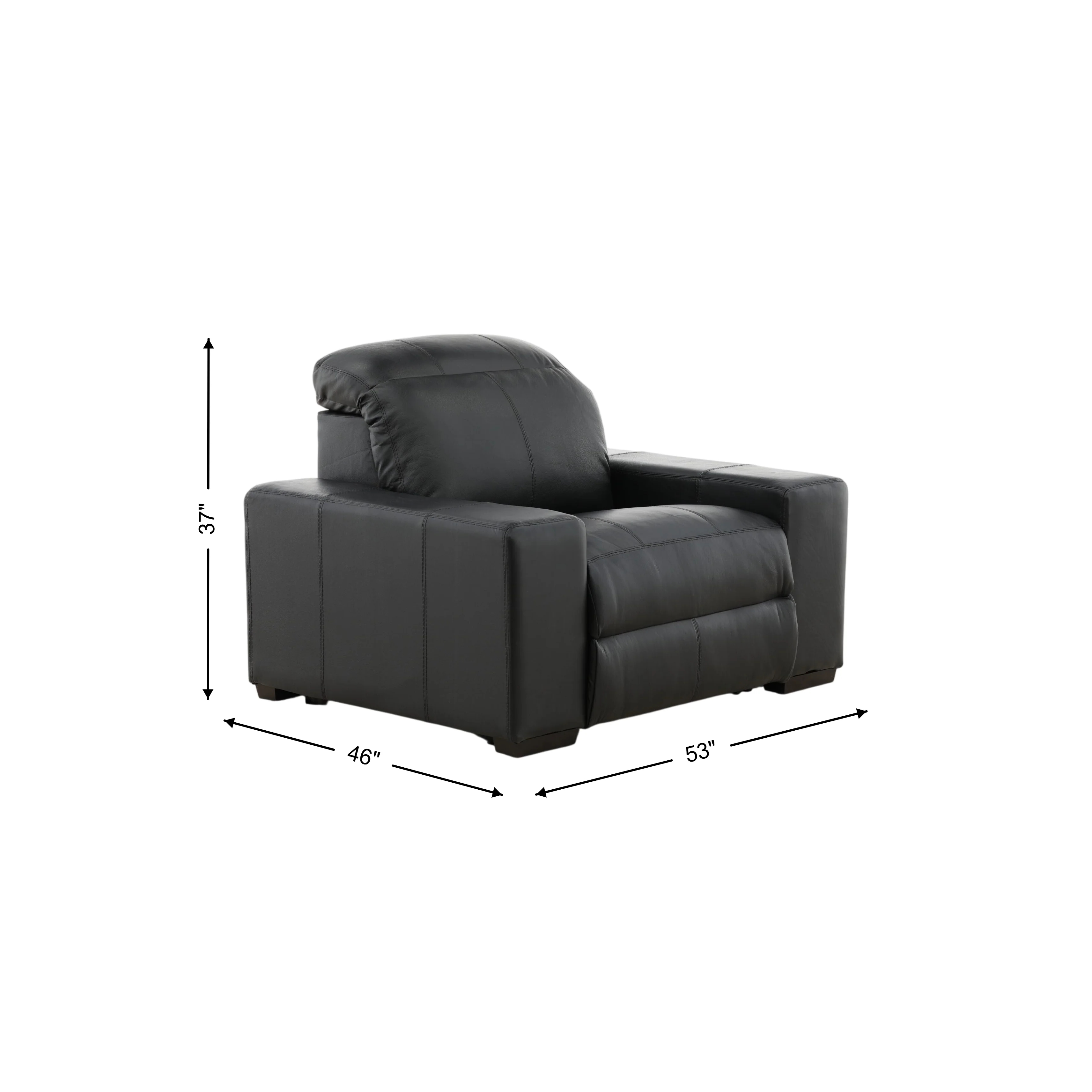 Evren Power Leather Recliner