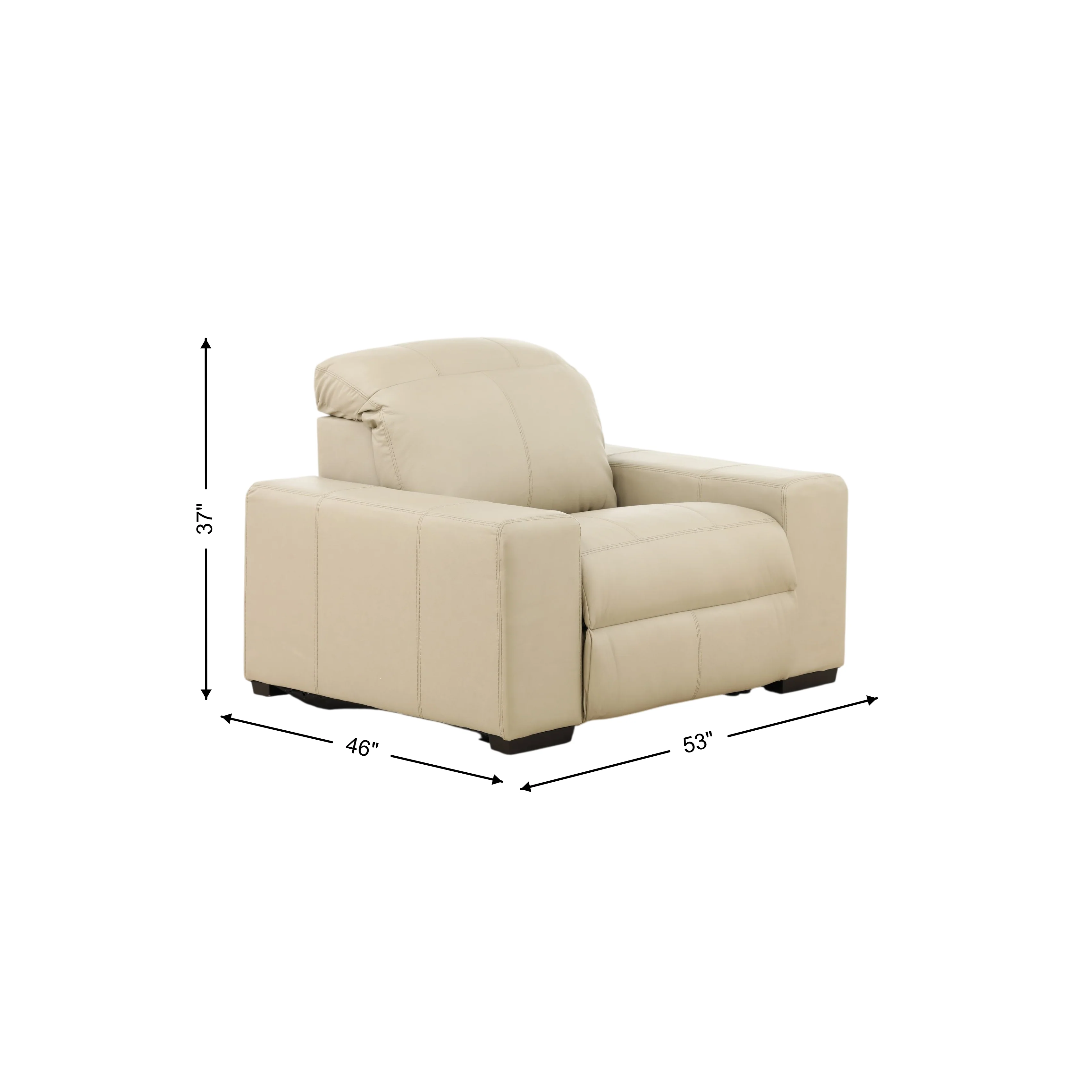 Evren Power Leather Recliner