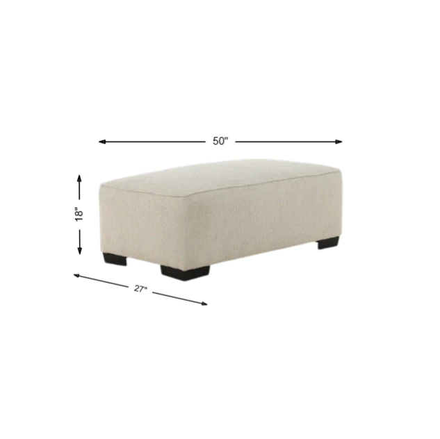 Charleston XL Ottoman