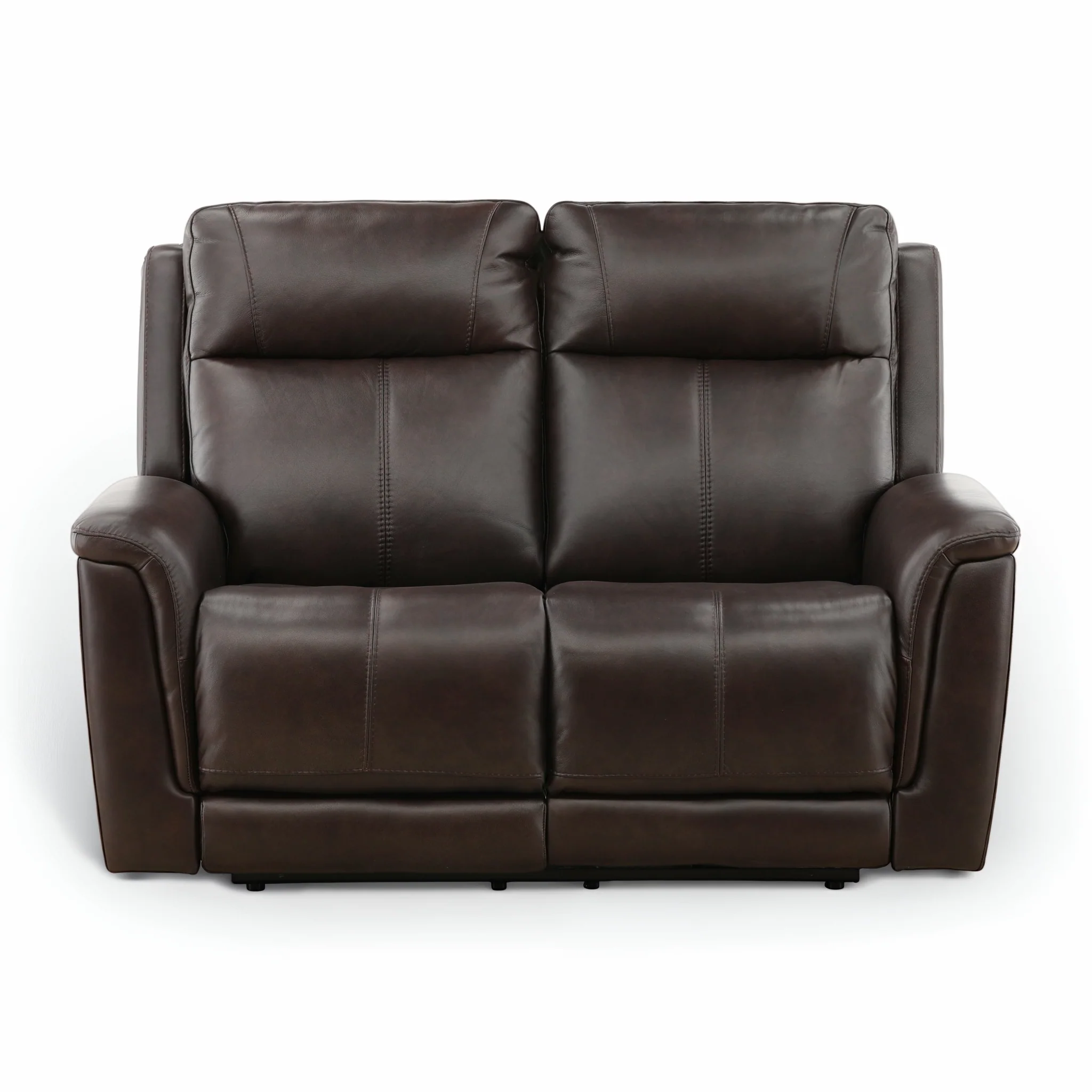 Flexsteel Trey Leather Power Reclining Loveseat