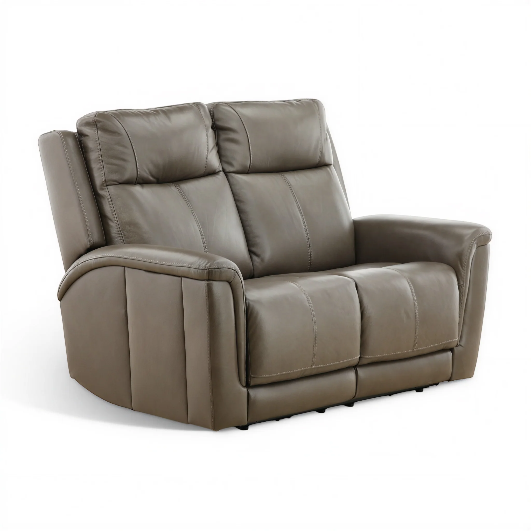 Flexsteel Trey Leather Power Reclining Loveseat