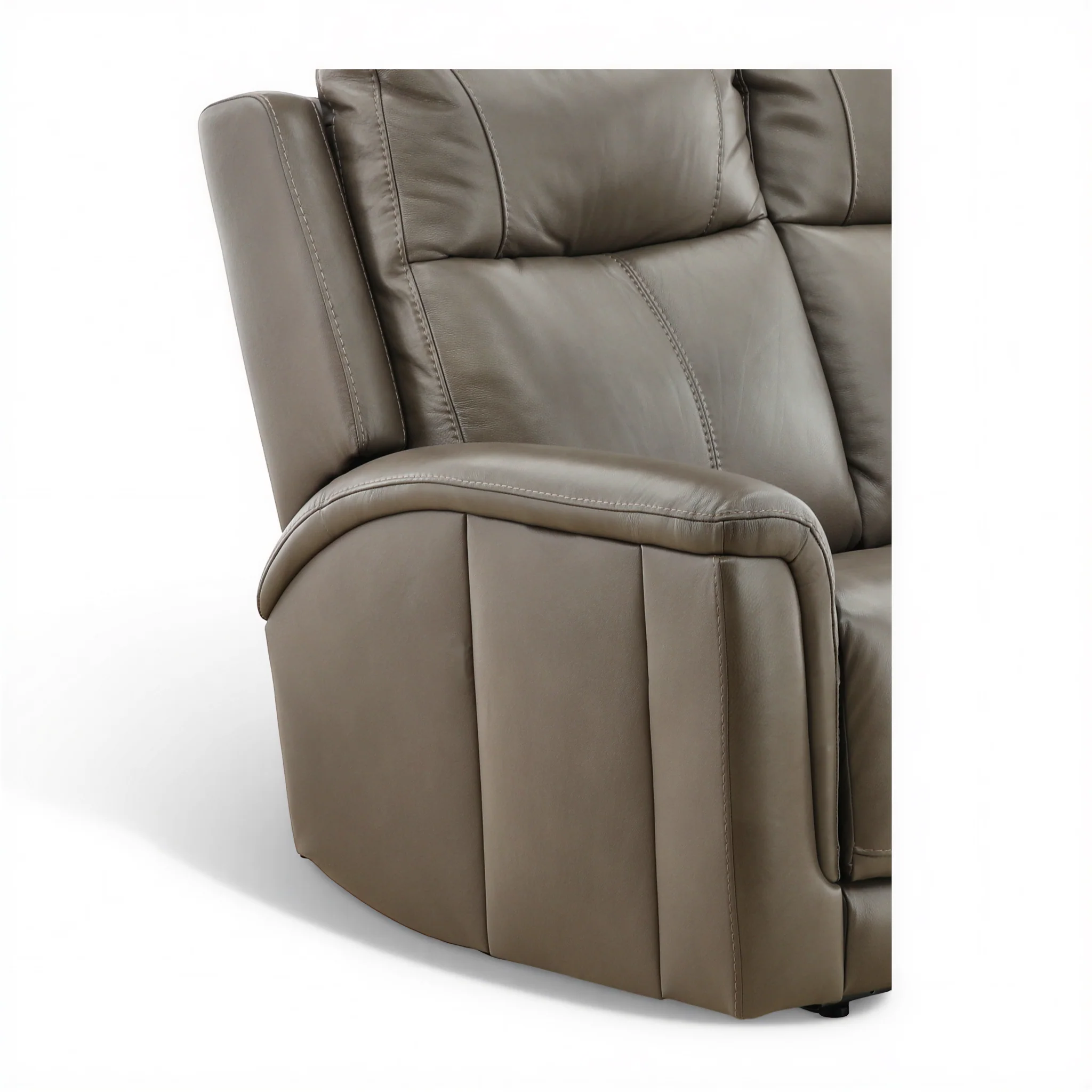 Flexsteel Trey Leather Power Reclining Loveseat