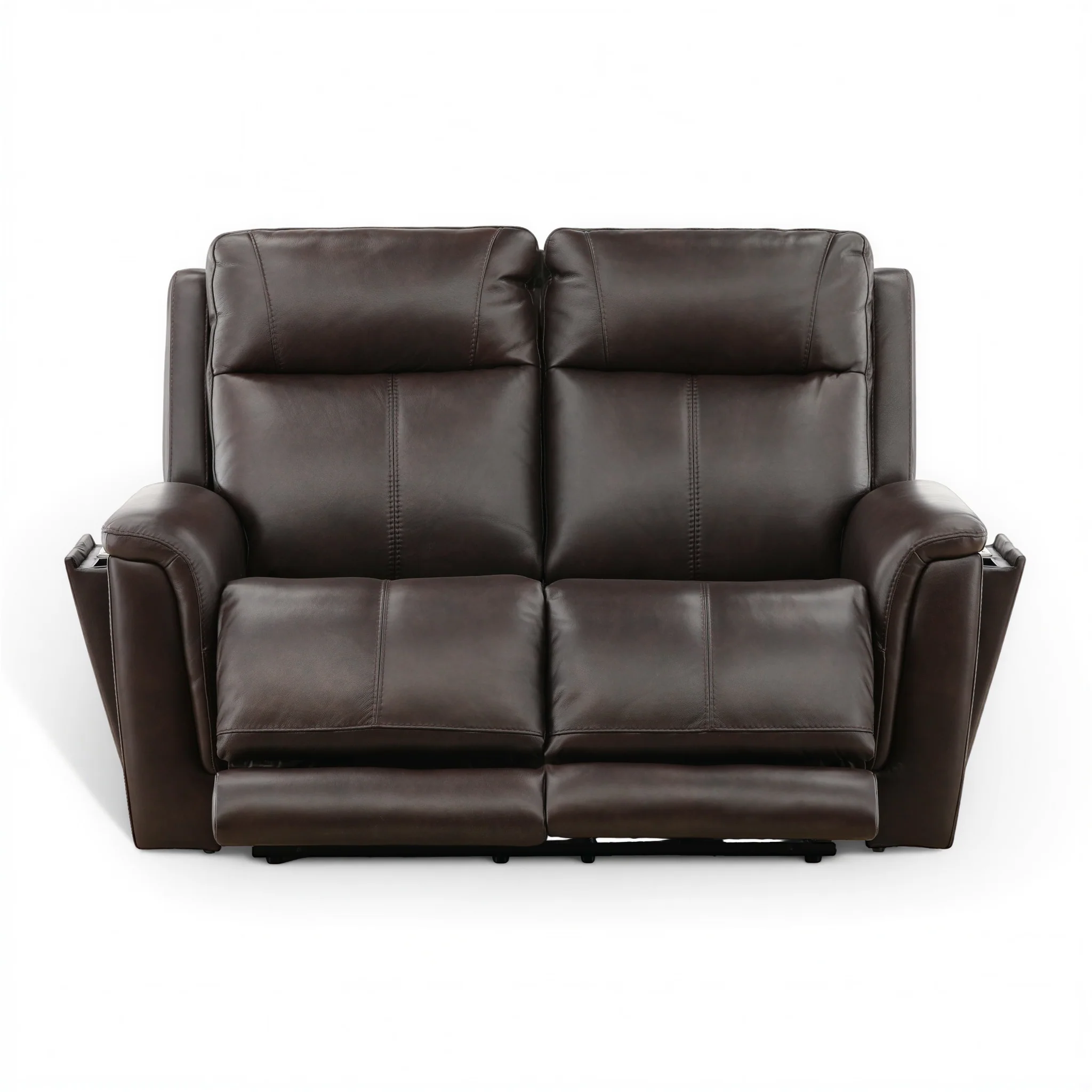 Flexsteel Trey Leather Power Reclining Loveseat