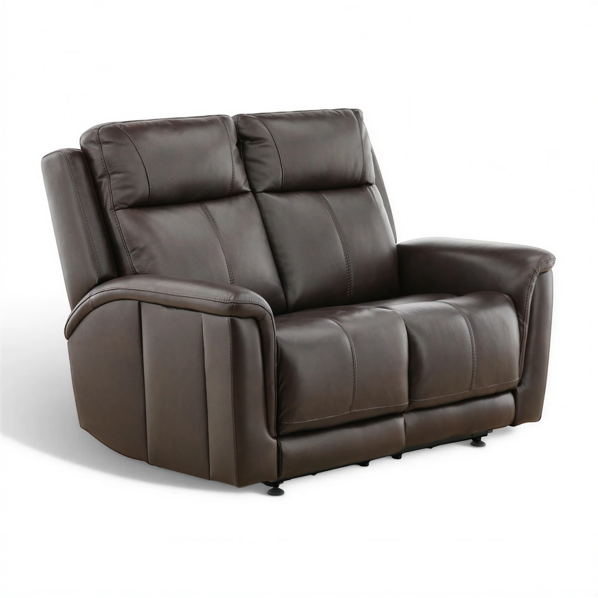 Flexsteel Trey Leather Power Reclining Loveseat