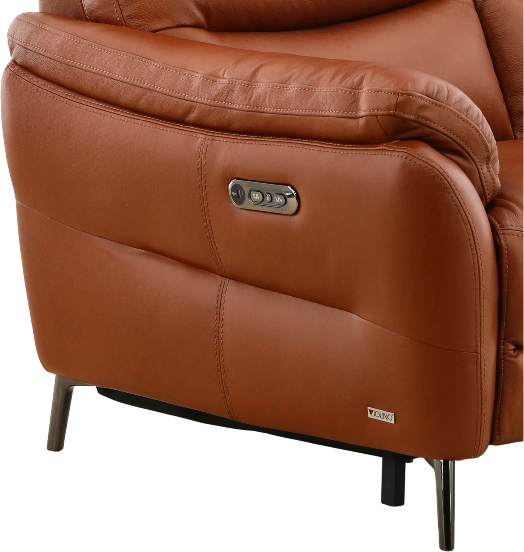Underwood Leather Power Reclining Loveseat