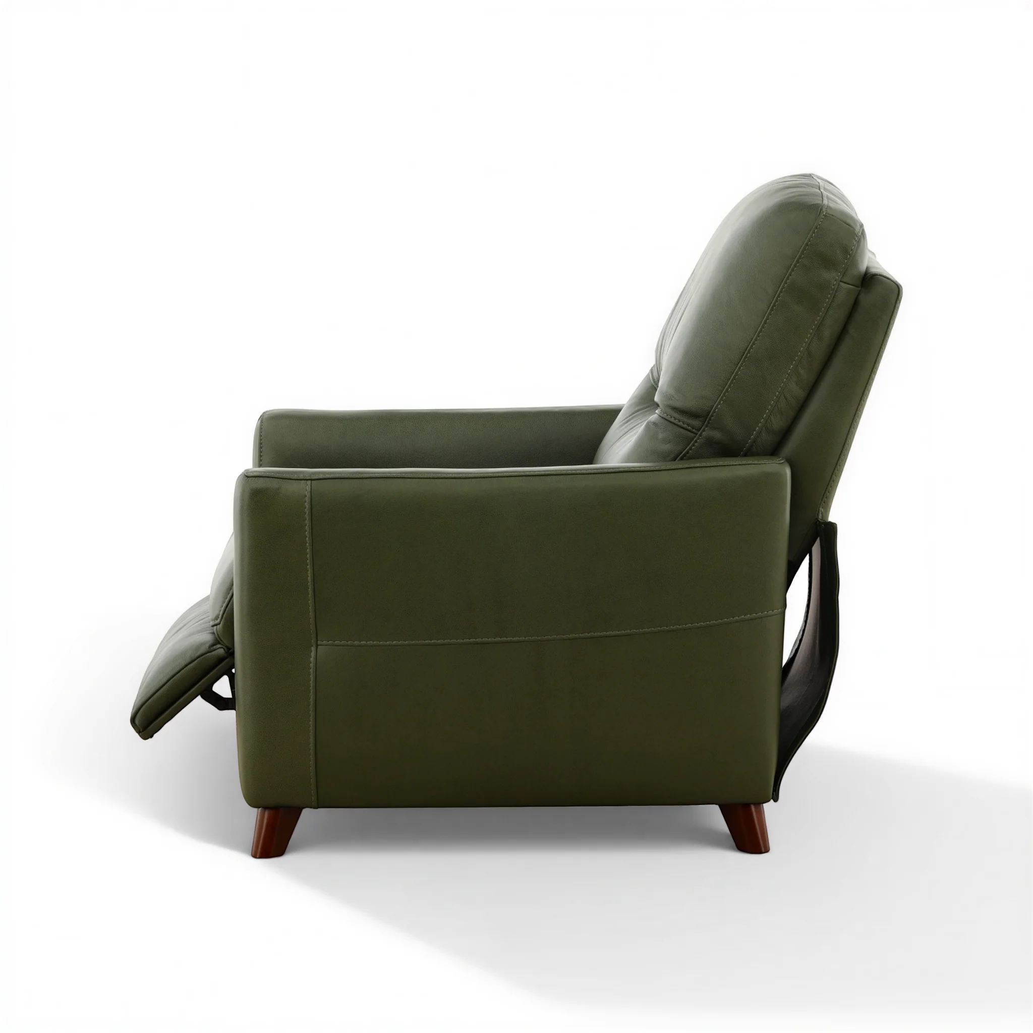 Winthrop Leather Pushback Recliner