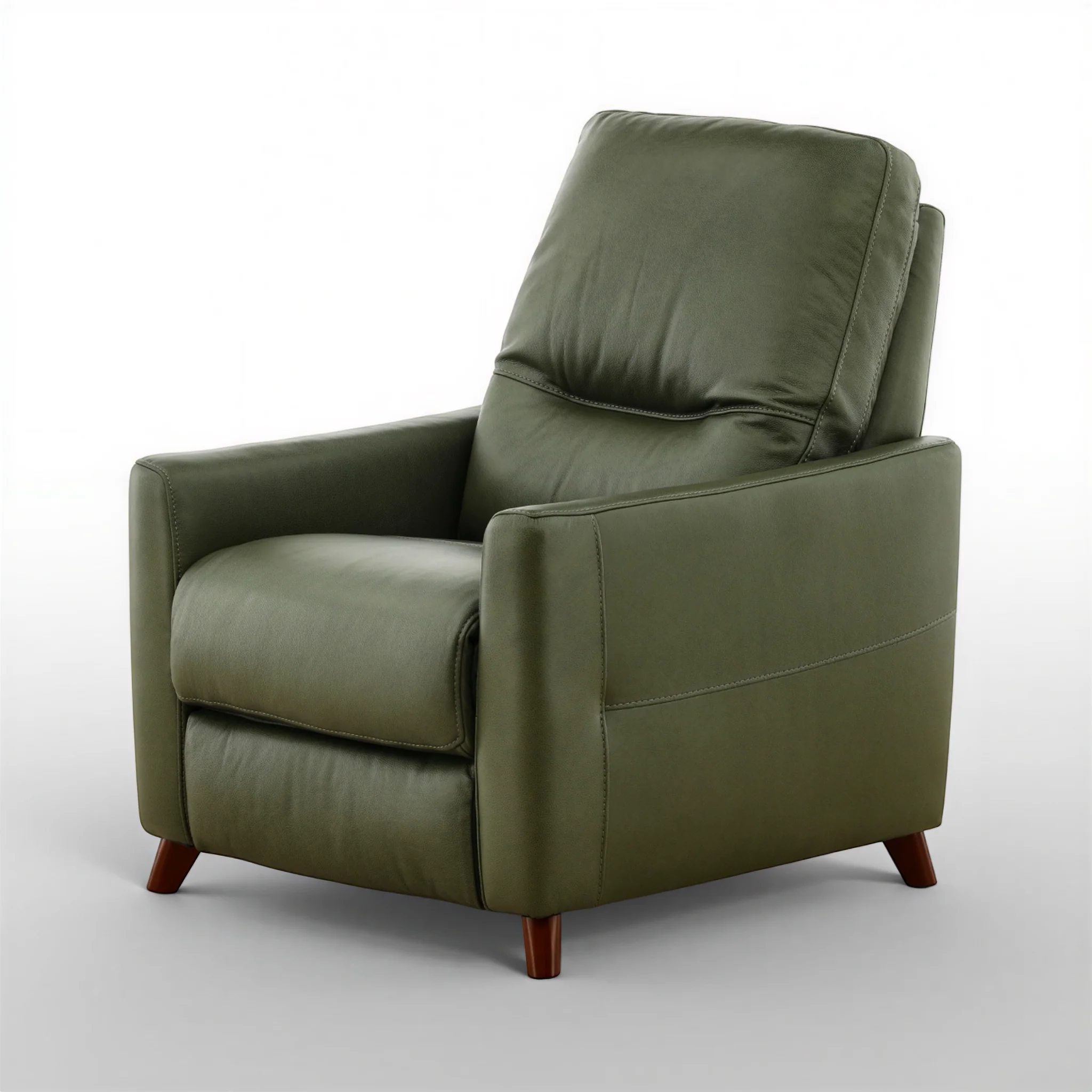Winthrop Leather Pushback Recliner