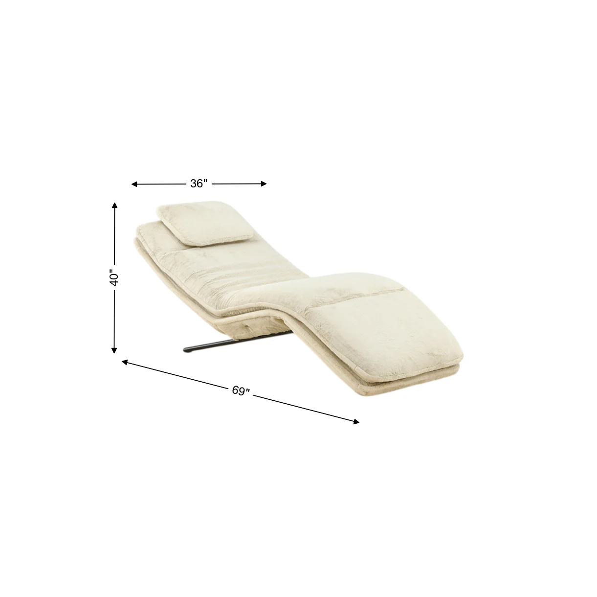 Alpaca Power Chaise with Audio