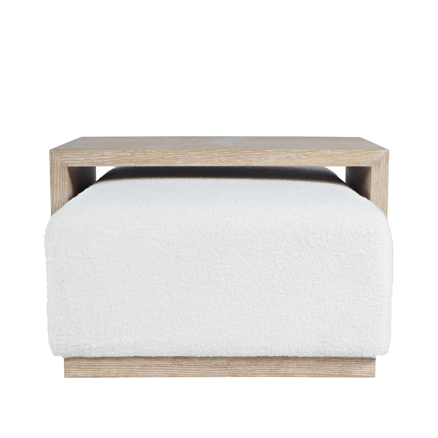 Boone Castered Cocktail Ottoman with Table