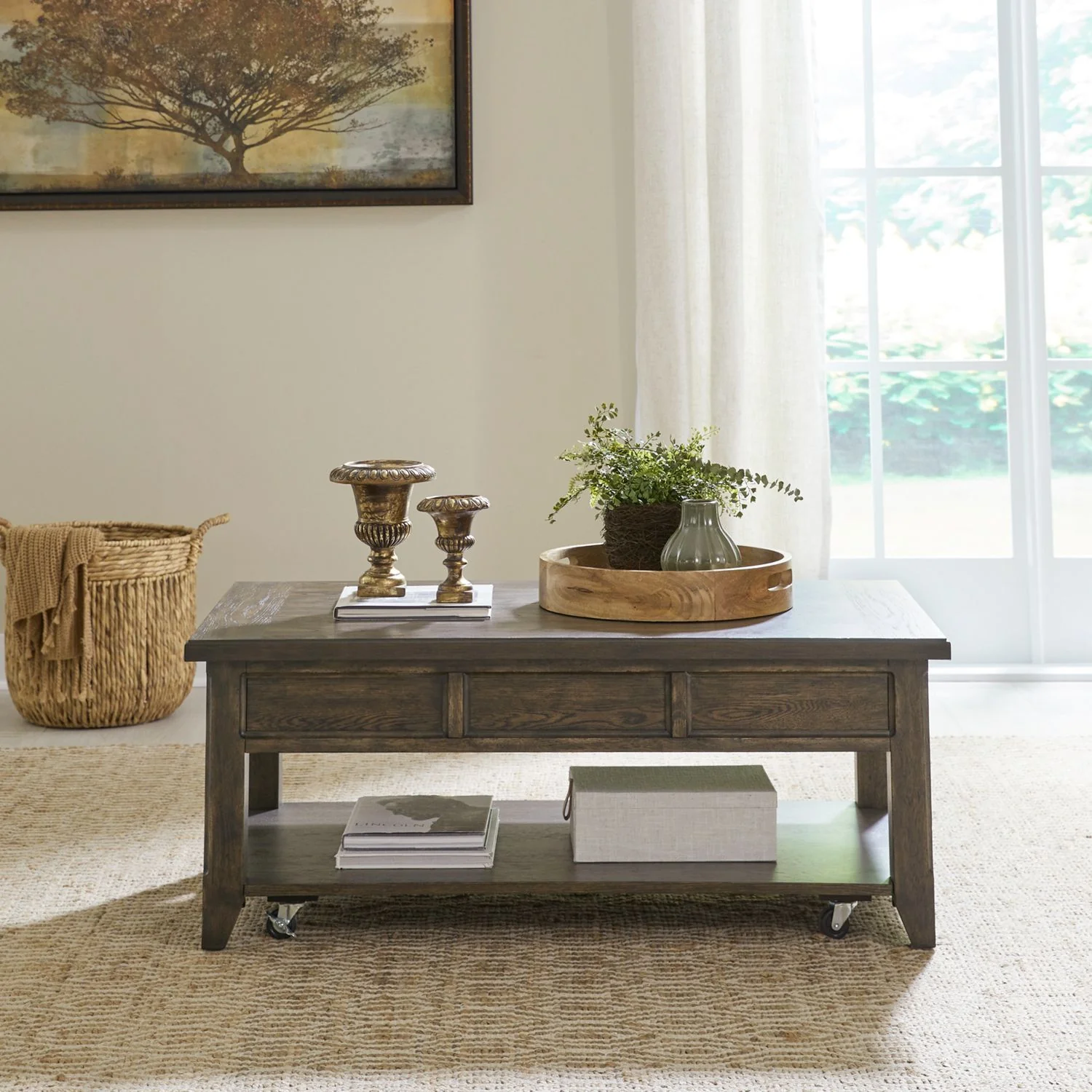 Riven Lift Top Cocktail Table