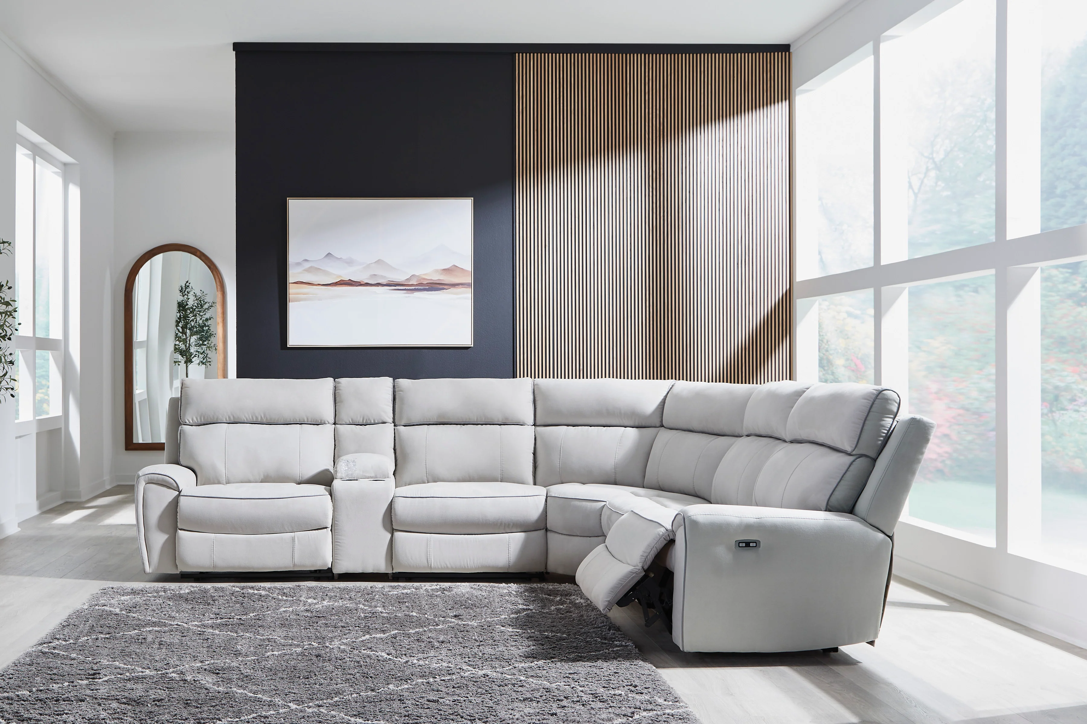 Grafton Pike 6-Piece Power Reclining Sectional